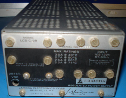 LAMBDA LCS-C-28 POWER SUPPLY T4587
