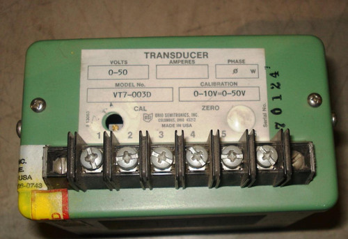 OHIO SEMITRONICS VT7-003D TRANSDUCER T5302