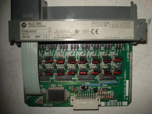 ALLEN-BRADLEY 1746-OV16 SLC500 OUTPUT MODULE T6227