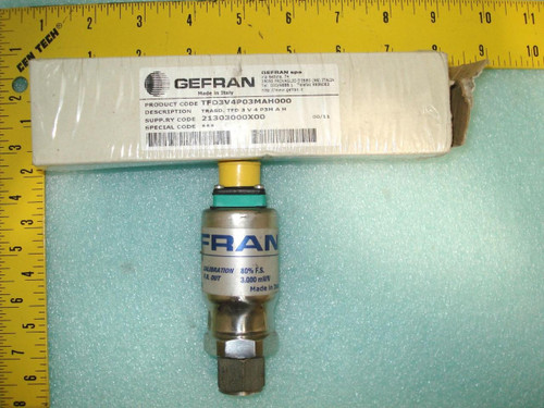 GEFRAN TFD3V4P03MAH000 PRESSURE TRANSDUCER T6974