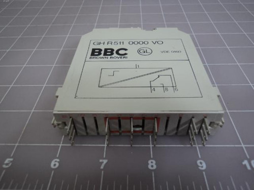 24 BBC BROWN BOVERI GH-R511-0000-VO INPUT MODULE RELAY T10994