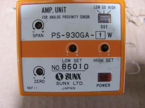 3 SUNX PS-930GA-1W AMP FOR ANALOG PROXIMITY SENSOR T6167