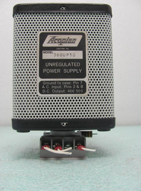 ACOPIAN UNREGULATED POWER SUPPLY 360UP10 T7310