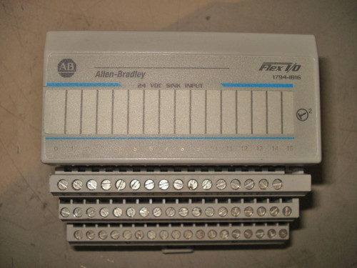 ALLEN-BRADLEY 1794-IB16 24V DC SINK INPUT T6483