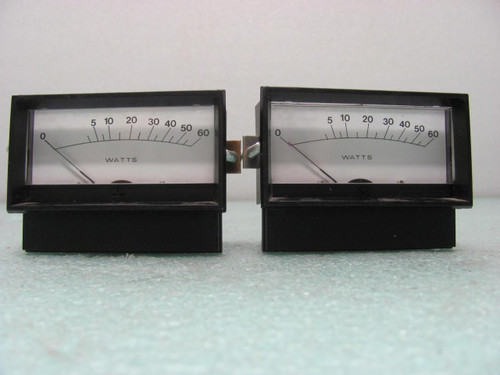 2 EIL WATT METER 0-60 WATTS T7305