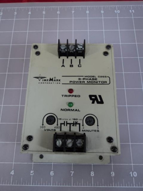 TIME MARK C265 3-PHASE POWER MONITOR T11748 TIME MARK C265 3-PHASE POWER MONITOR T11748