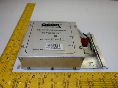 C-COR ELECTRONICS 122019-07 REV.F H.E. SWITCHING REGULATOR POWER SUPPLY T15858