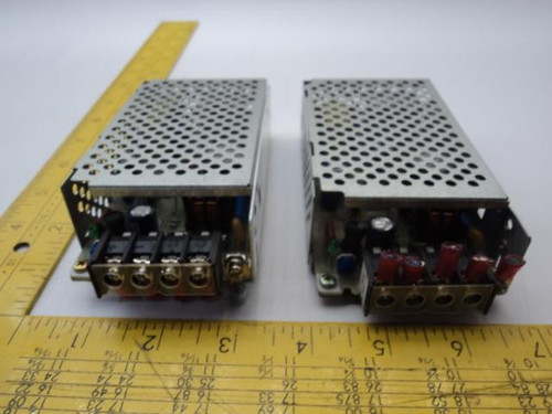 LOT OF 2 OMRON S8E1-02524D POWER SUPPLY 100-120VAC 50/60HZ T18754