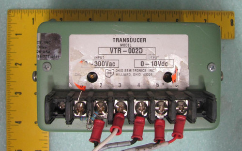 OHIO SEMITRONICS VTR-002D TRANSDUCER 1 T7812