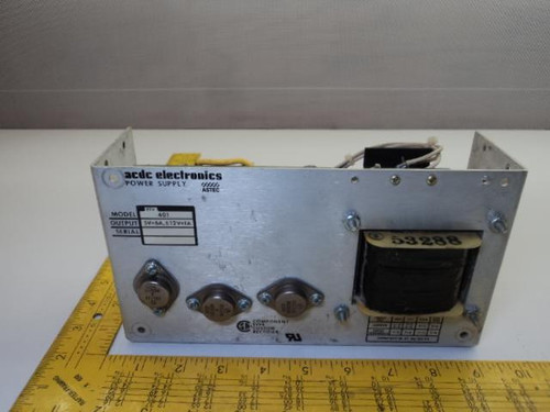 ACDC ELECTRONICS  401 12VDC 1A POWER SUPPLY T16322