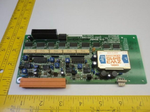 MATSUSHITA ELECTRIC WORKS LTD. 2Z52-2 AFB6410 D/A BOARD T14262 MATSUSHITA ELECTRIC WORKS LTD. 2Z52-2 AFB6410 D/A BOARD T14262