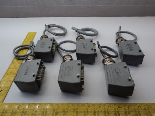 LOT OF 6 EPIC KSM 02-XB K.050005 FEMALE CONNECTORS T17264