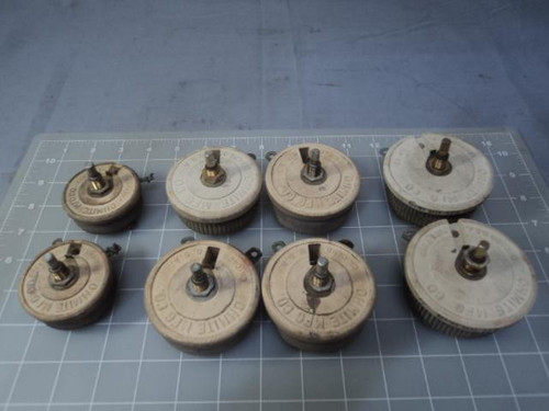 6 OHMITE RK87R5 RHEOSTAT LOT T12611