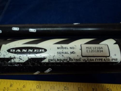 BANNER MGE1216A LIGHT CURTAIN GUARD T9959