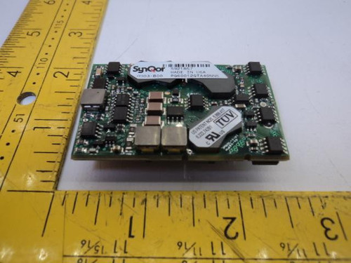 SYNQOR PQ60012QTA40NNS 48W OPEN FRAME SINGLE OUTPUT ISOLATED DC/DC POWER CONVERTER T16594