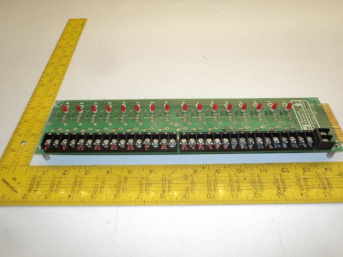 CONTINENTAL INDUSTRIES IO-UMR-16-000 I/O MODULE MOUNTING BOARD T18038