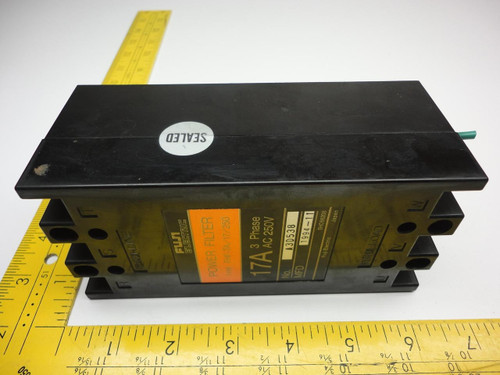 FUJI FHF-TA/17/250 POWER FILTER 17A 3PHASE 250VAC T14597