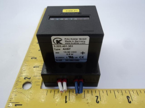 KUEBLER AH57 HOUR TIMER 10-30VDC 0.5W T16783