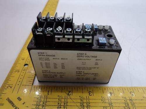 LOAD CELL CENTRAL OM-10 CONDITIONING MODULE ISOLATED 10 VOLT OUT T18943
