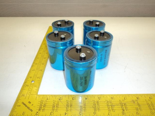 LOT OF 5 MALLORY CGS 20-97833 235-7908K  CAPACITORS 27000MFD 30VDC +85C 40VDC T18235 LOT OF 5 MALLORY CGS 20-97833 235-7908K  CAPACITORS 27000MFD 30VDC +85C 40VDC T18235