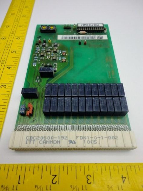 FASI CBC20S00-192 ITT CIRCUIT BOARD T14882