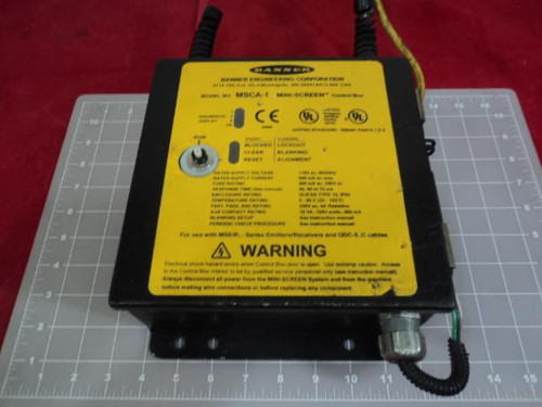 BANNER MSCA-1 MINI-SCREEN CONTROL BOX T11928 BANNER MSCA-1 MINI-SCREEN CONTROL BOX T11928