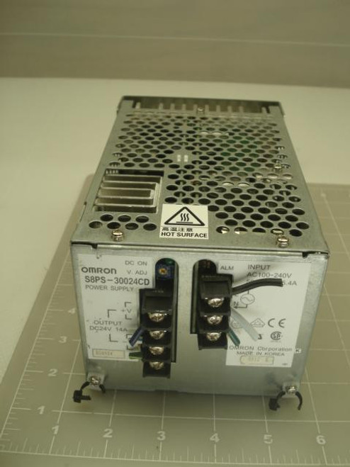 OMRON S8PS-30024CD DIN 24VDC 300W SWITCHING MODE POWER SUPPLY T13469