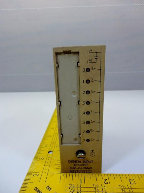 SIEMENS 6ES5-431-8MA11 DIGITAL INPUT 24V T14990
