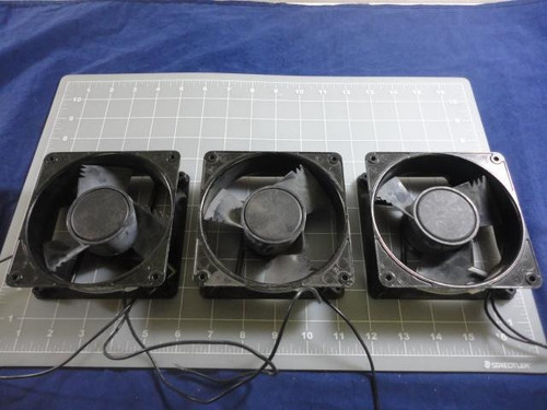 1 LOT OF 3 COMAIR ROTRON MX2B4 COOLING FANS 115VAC T21425