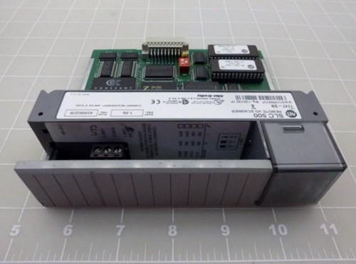 ALLEN BRADLEY 1747-SN SER B REMOTE MODULE I/O SCANNER 600MA@5VDC SLC500 T15332