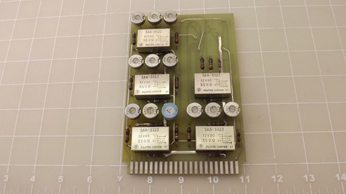 MP000664 BOARD W/ FIVE SAA-332J FIJITSU RELAYS T24663