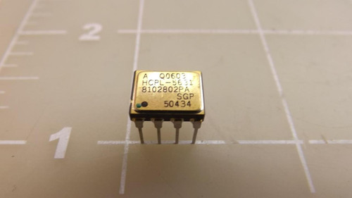 AVAGO TECHNOLOGIES HCPL-5631 OPTOCOUPLER LOGIC-OUT OPEN COLLECTOR DC-IN 2-CH 8-PIN CDIP SMD T24959