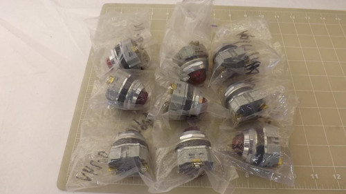 LOT OF 9 IDEC APD199N PILOT LIGHT T26655