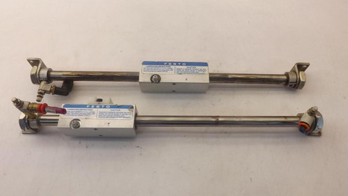 LOT OF 2 FESTO DG0-1/2''-8-P-A SLIDE LINEAR ACTUATOR T29262 LOT OF 2 FESTO DG0-1/2''-8-P-A SLIDE LINEAR ACTUATOR T29262