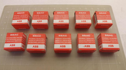 LOT OF 10 ABB TSD6321P SOLID STATE TIMER T28349