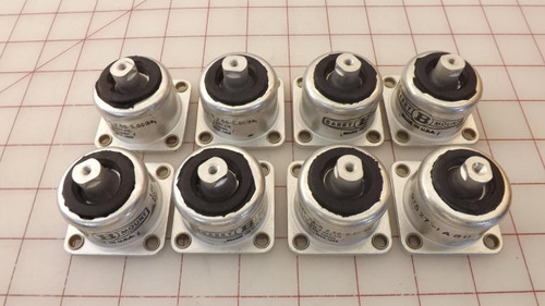 LOT OF 8 BARRY MOUNT L44-AA-5 MS91527-1ABD HIGHLY DAMPED CUP STYLE MOUNT T30564