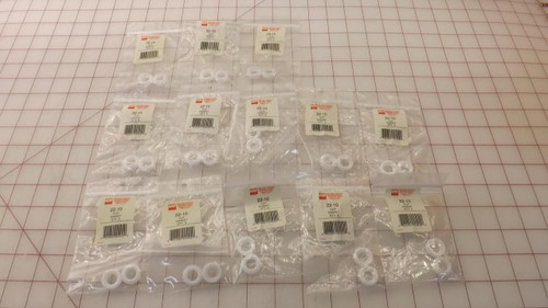LOT OF 26 WNI WELDING NOZZLE INTERNATIONAL 22-10 CUP GASKET T30722
