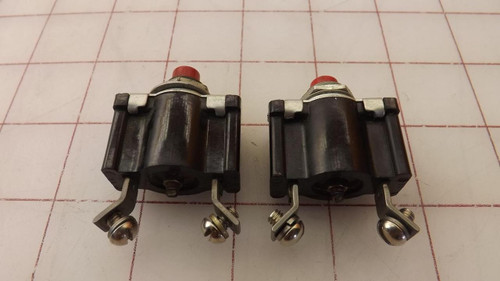 LOT OF 2 KLIXON 15A D8A CIRCUIT BREAKER T30691