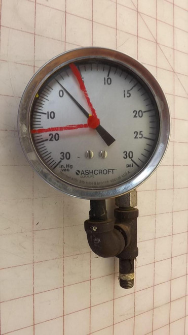 ASHCROFT 250-2990 GLYCERINE PRESSURE GAUGE T31932