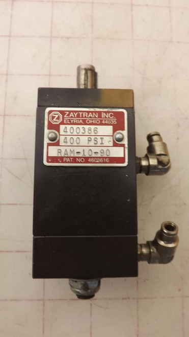 ZAYTRAN 400389 RAM-10-90 ROTARY AIR ACTUATOR T32897