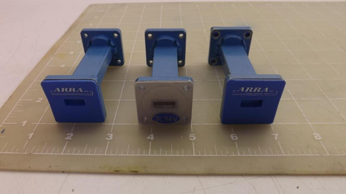LOT OF 2 ARRA 62-220-03 WAVEGUIDE STRAIGHT SECTION T34171
