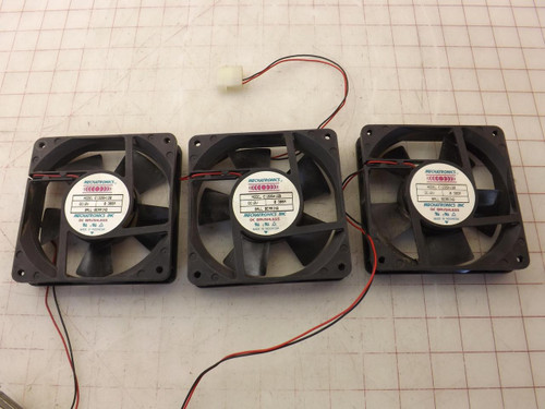 LOT OF 3 MECHATRONICS  E1225H12B DC BRUSHLESS FAN T35110
