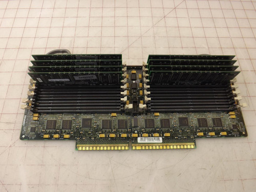 COMPAQ 007351-001 16-SLOT CIRCUIT BOARD W/ 6 MEMORIES T35161