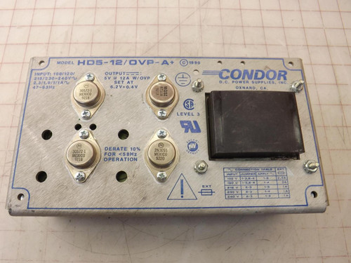 CONDOR HD5-12/OVP-A POWER SUPPLY T35569