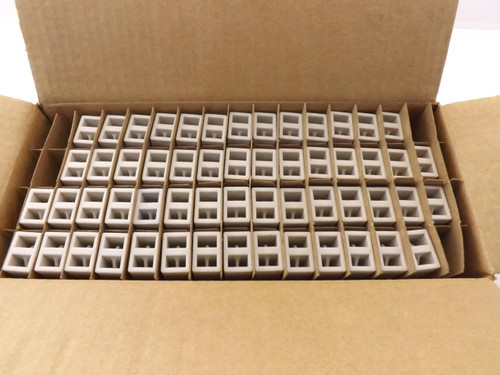 LOT OF 164 TYCO 521670-1 HEAVY DUTY BURNER CONNECTOR CERAMIC BURNER HOUSING T37027