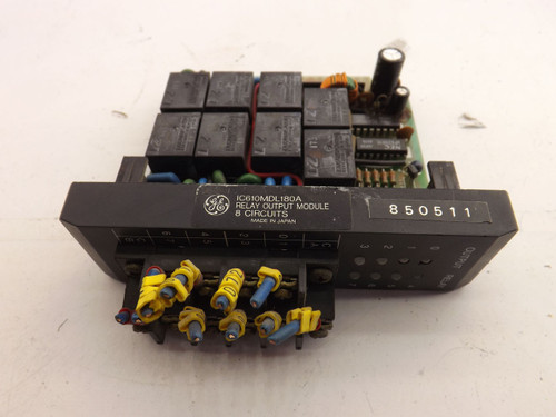 GENERAL ELECTRIC IC610MDL180A OUTPUT MODULE RELAY T39998
