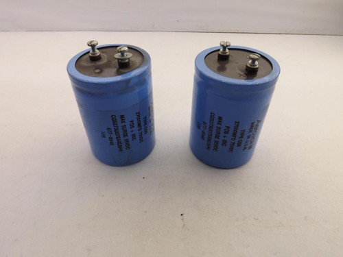 LOT OF 2 AEROVOX CGS273U075X4C3PH 677-8946 CAPACITORS T42850
