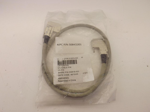 AMPHENOL 50843GG01 313374-003 332616-003 VHDCI SCSI OFFSET CABLE T42391