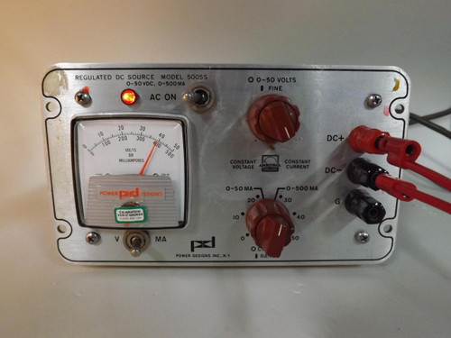 POWER DESIGNS AMBITROL 5005S REGULATED DC SOURCE POWER SUPPLY T41592