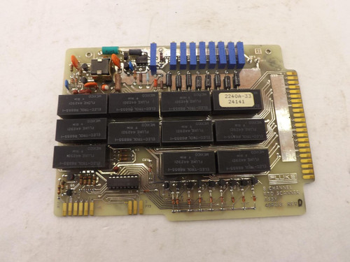 FLUKE 488213 8 CHANNEL RTD SCANNER BOARD T43302
